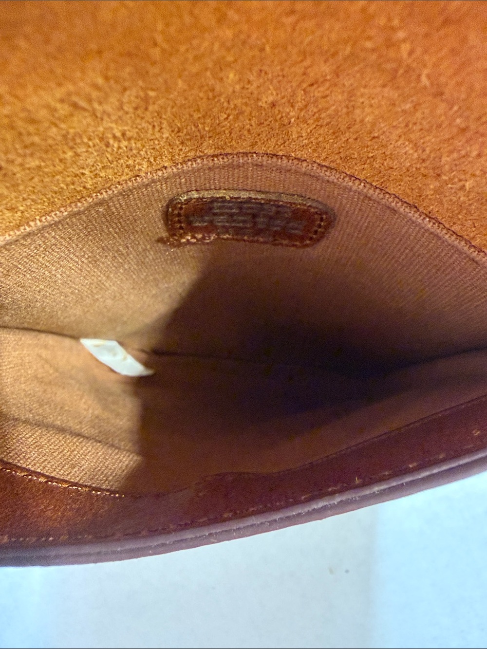 Most Wanted USA Western-style brown genuine handmade leather crossbody bag. - Picture 8 of 8